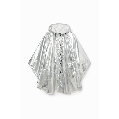 Imperméable lamé métallisé - BLACK - U DESIGUAL