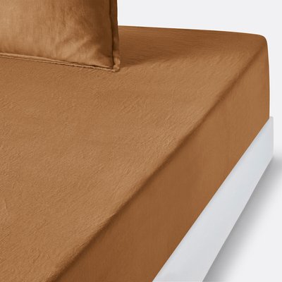 Drap housse lin lavé, bonnet 35 cm, Linot LA REDOUTE INTERIEURS