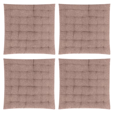 Galettes de chaise capitonées FREYA -lot de 4 MAGMA HEIMTEX