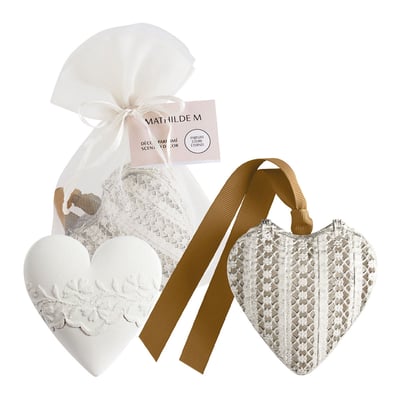 Boîte Cœur et décor parfumé CÈDRE ÉTERNEL MATHILDE M