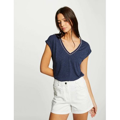 V-Neck Short Sleeve T-Shirt MORGAN