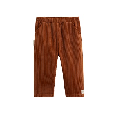 Pantalon bébé en velours côtelé Moka PETIT BEGUIN