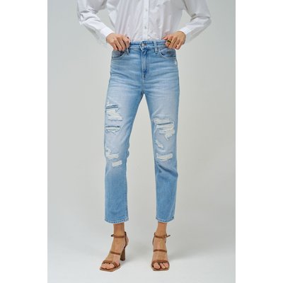 JEAN TRUE CROPPED SLIM AVEC DÉCHIRURES SALSA JEANS
