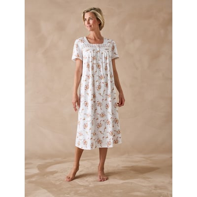 Chemise de nuit longue brodée DAXON