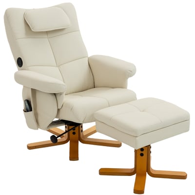 Ensemble fauteuil de massage inclinable avec HOMCOM