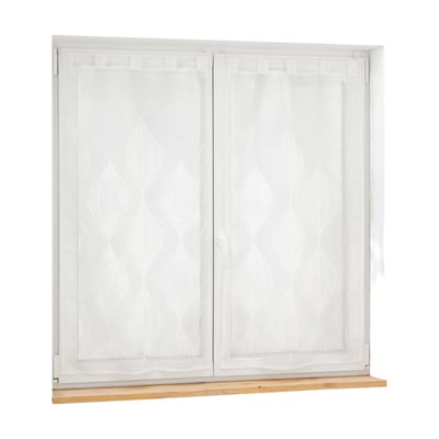 Paire de voilages voile sable Galacte EDEN