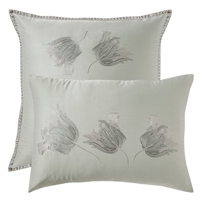 Taie d'oreiller satin de coton 120 fils TULIPES GARNIER-THIEBAUT