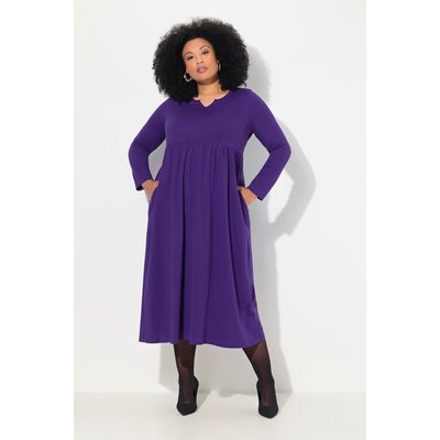 Robe trapèze en jersey à col tunisien et ULLA POPKEN