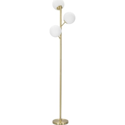 Lampadaire 3 globes en verre et fer GLAM RECOLLECTION