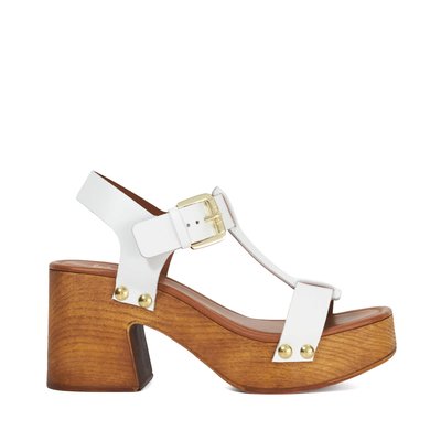 Sandales à talons compensés et brides en daim - JAYNIE DUNE LONDON