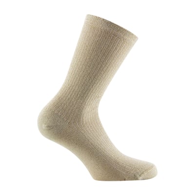 Mi-chaussettes Femme à côtes unies pailletées Coton majoritaire KINDY