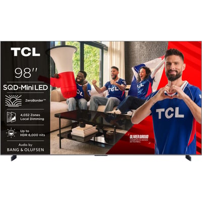 TV Mini LED 98C89L (2026) 98" (248 cm) - 144 Hz, système sonore Bang & Olufsen TCL