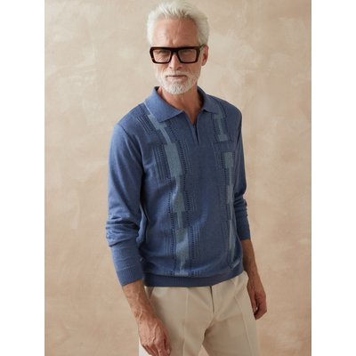 Pull polo manches longues zippé DAXON