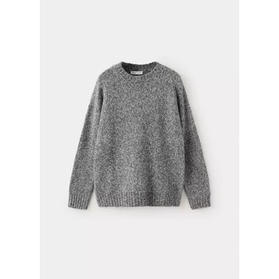 Pull-over chiné col rond MANGO KIDS