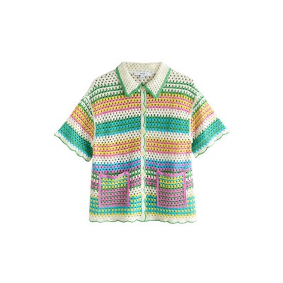 Chemise en crochet à manches courtes NEXT