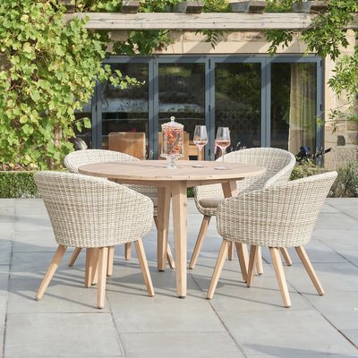 Cabon Outdoor 4 Seater Dining Set SO'HOME