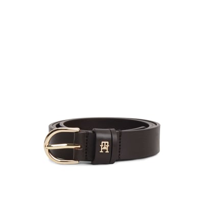 Ceinture en cuir à boucle dorée, 2,5 cm, Effortless TOMMY HILFIGER