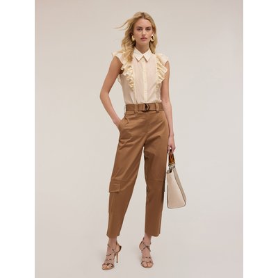 Camicia smanicata in voile misto lyocell MOTIVI
