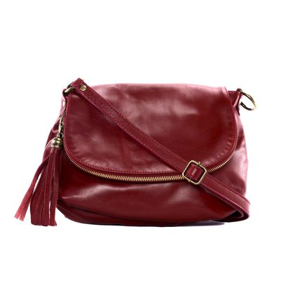 Sac bandoulière en cuir italien lisse 72 HEURES petit OH MY BAG