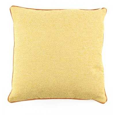 Coussin Polyester Jaune 45x45cm - DÉCORATION DECORATION D’AUTREFOIS