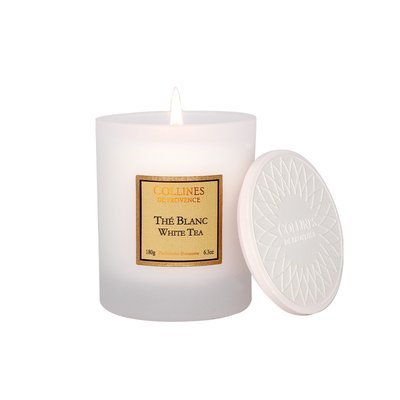 Bougie Parfumée Cire Végétale THÉ BLANC COLLINES DE PROVENCE