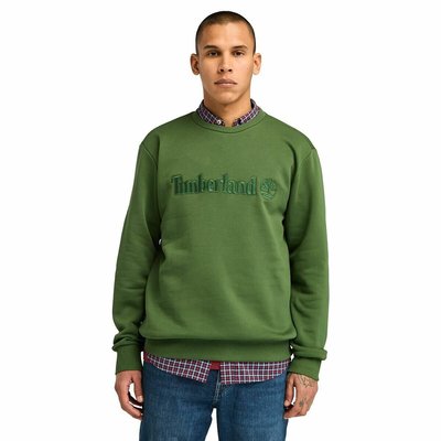 Sweater met ronde hals en geborduurd ton sur ton logo TIMBERLAND