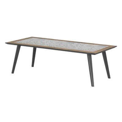Table de jardin fixe Lambada en acier HESPERIDE