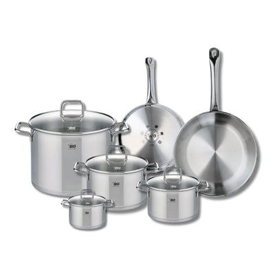 2 poêles 24/28cm + 4 faitouts 12/16/20/26cm PROFI CITRIN ELO