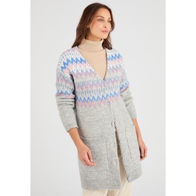 Gilet long jacquard Thermolactyl DAMART