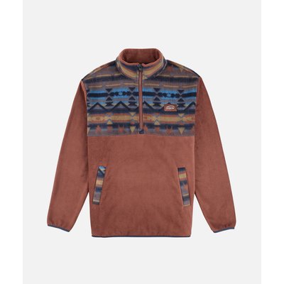 Polaire quart-zip imprimée SABAIO OXBOW