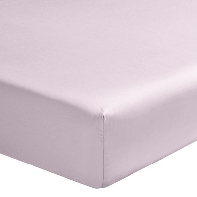 Drap housse Percale de coton bonnet 40 cm uni, Elegance BATON ROUGE