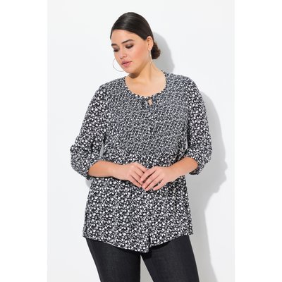 Blouse, Coupe A-Ligne, Insert Smocké ULLA POPKEN