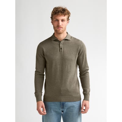 Pull Polo en maille à manches longues ironbridge PETROL INDUSTRIES