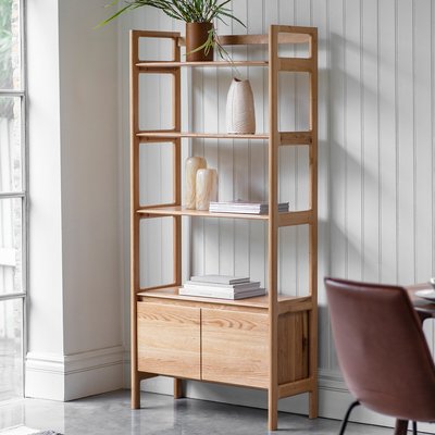 Murwara Oak Open Display Unit SO'HOME