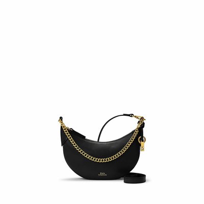 Leather Shoulder Bag with 2 Straps POLO RALPH LAUREN