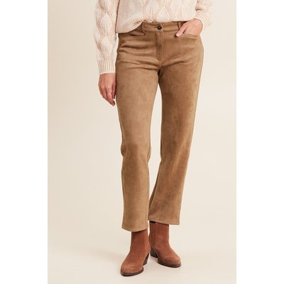 Pantalon droit suédine 7/8ème BREAL