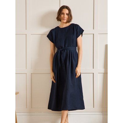 Robe longue multi plis en lin et viscose CYRILLUS