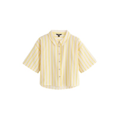 Chemise décontractée boutonnée avec lin NEXT