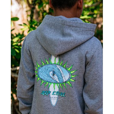 Sweat RAW ENERGY SKULL HOOD - BOY RIP CURL