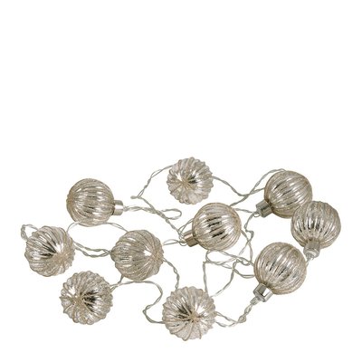 Guirlande lumineuse LED boules argentées MATHILDE M
