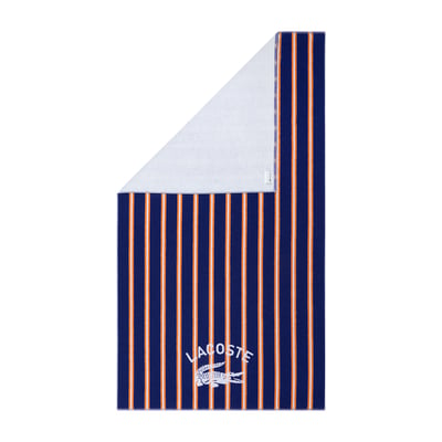 Serviette de plage en coton, L SUNSTRIPE LACOSTE HOME