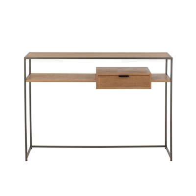 Console design en bois et métal avec 1 tiroir - ESTER HELLIN, DEPUIS 1862