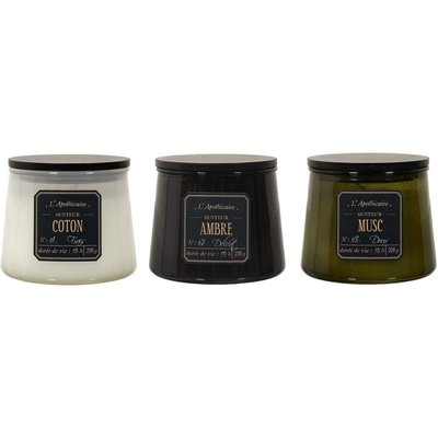 Bougie parfumée Alchimiste 8 cm (Lot de 3) CMP