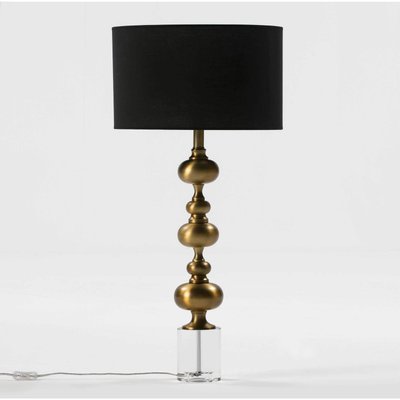 Lampe de salon en verre et métal chic RECOLLECTION