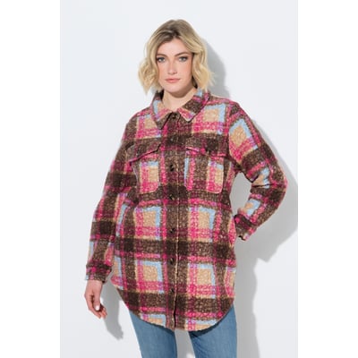 Veste longue / surchemise en bouclé ULLA POPKEN
