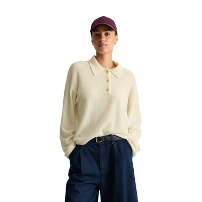 Polo en maille, coupe décontractée en fil bouclé MARC O’POLO DENIM