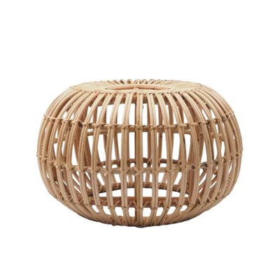 Pouf en rotin DONAT HYDILE