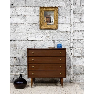Commode contemporaine en bois Olga N°1048 - Bon état DEBONGOUT