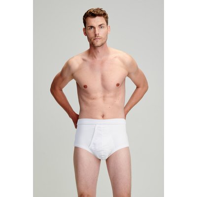 Slip ouvert taille haute en coton léger Bio ARMOR-LUX