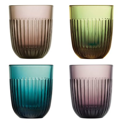 Coffret de 4 verres à eau assortis, OUESSANT LA ROCHERE